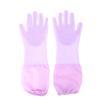 2pcs Pet Grooming Gloves Extended Soft Silicone Massaging Dog Bathing Shampoo Gloves for Cats Rabbits Horses Washing