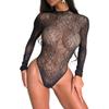 Adult Female Sexy Bikini Lingerie Sex Game Erotic Costumes Mesh Sexy Fishnet Body Stockings with Garters Set Crotchless Bodysuit Women Floral Tights