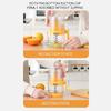 Manual Citrus Juicer, Portable Hand Crank Juicer for Orange, Watermelon, Apple, Pineapple, Lemon Lime Squeezer with Grip Handle