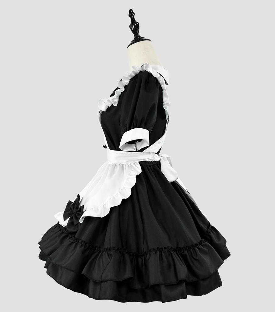 Pokojówka Halloween Anime Słodka Lolita Słodki Cosplay Halloween Rozmiar S [FULINE] Kostium, Cosplay, Pokojówka, Fartuch, Mundurek damski, Sukienka, Kostium, Kostium,