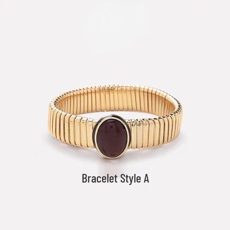 Rome Gladiator Soft Bracelet: Retro High-End Fashion, Niche Design, Versatile & Simple.