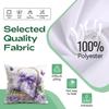 Purple Lavender Rose Cushion Cover Bedroom Car Home Sofa Decorative Pillowcase Vintage Throw Pillow Case