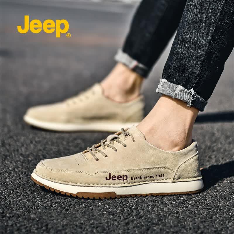 JEEP Men s Classic Breathable Casual Board Shoes 40
