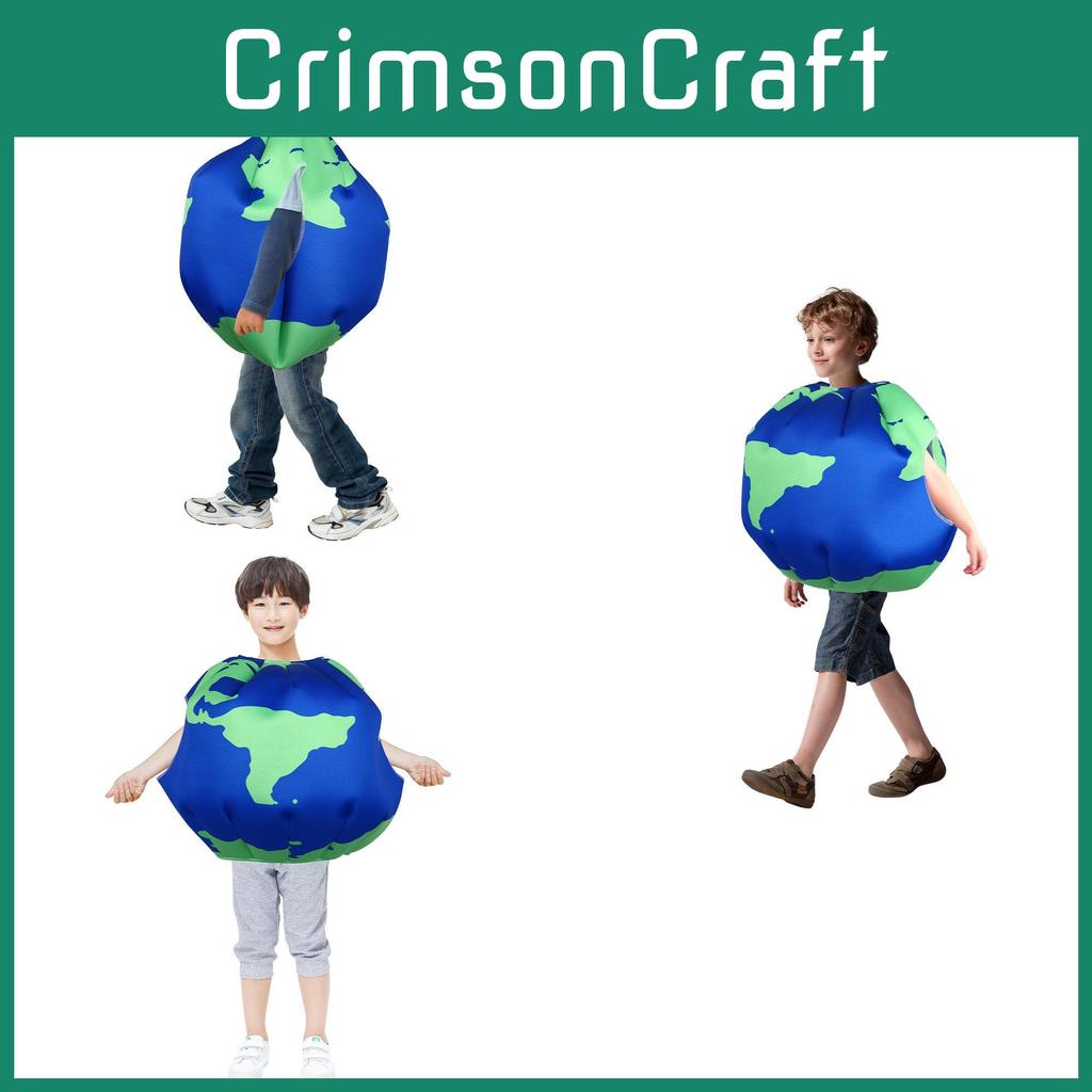 Zabawny kostium Ziemi dla dzieci Idealny na imprezy Halloweenowe i wydarzenia cosplayowe Doskonały dla osób poniżej 17 roku życia