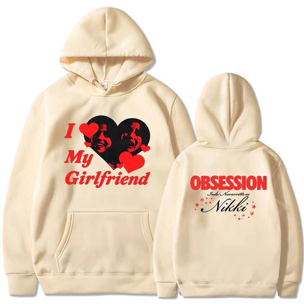 Horror Movie Obsession One Wish Willow Nikki Hoodie, Men's Fashion Gothic Long Sleeve Loose Hooded Sweatshirt Streetwear Hoodies