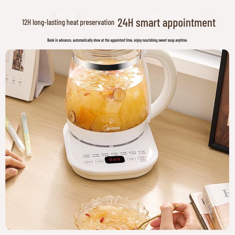 Midea Smart Glass Health Kettle CN plug (adapter included)