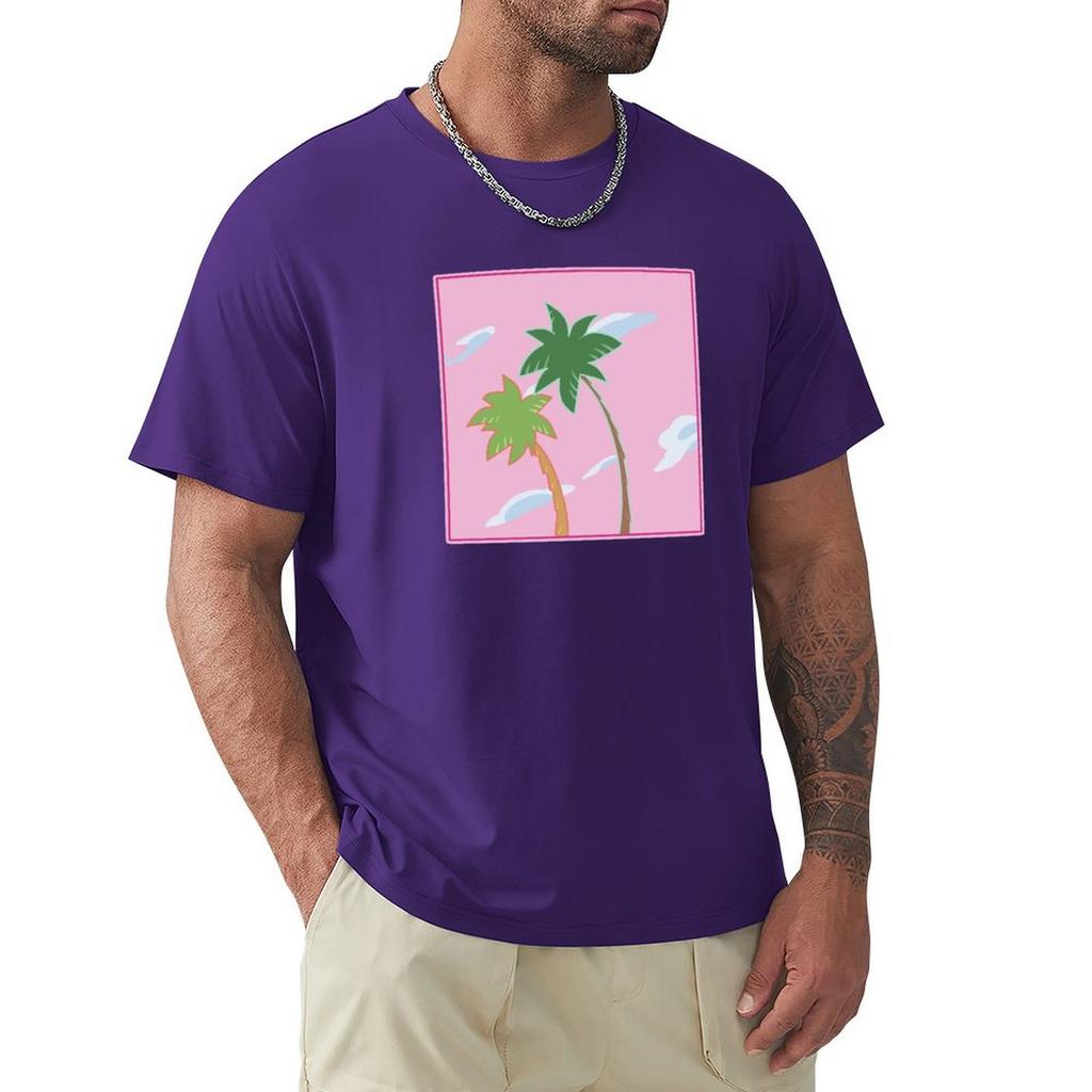 Sk8 The Infinity Palm Trees T-Shirt Graphic Tee Shirt Kawaii Clothes Mens Graphic T-Shirts Pack