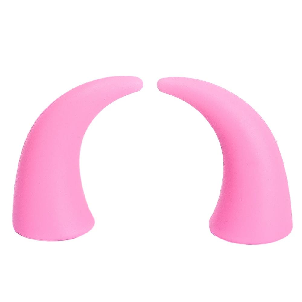 

2 шт. Креативное украшение на руль автомобиля в виде угла дьявола, маленькие наклейки на приборную панель мотоциклетного шлема, украшения для автомобиля