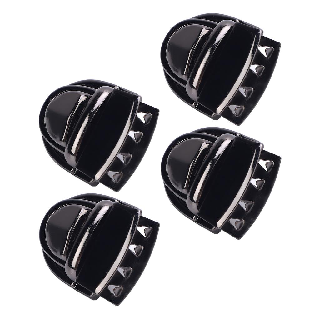 10 Sets Belt Clasp Locks 20mm Wide Duck Tongue Lock Fastener and 10.5x22mm Base Plate for Leather
