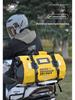 ISE MOUNT Waterproof Motorcycle Rear Seat Bag - Large Capacity, Convertible Backpack/Shoulder Bag for Outdoor Travel and Cycling.