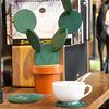 Cactus Coaster Non Slip Heat Resistant EVA Cup Mat DIY Home Decor Storage Multifunctional Table Accessory