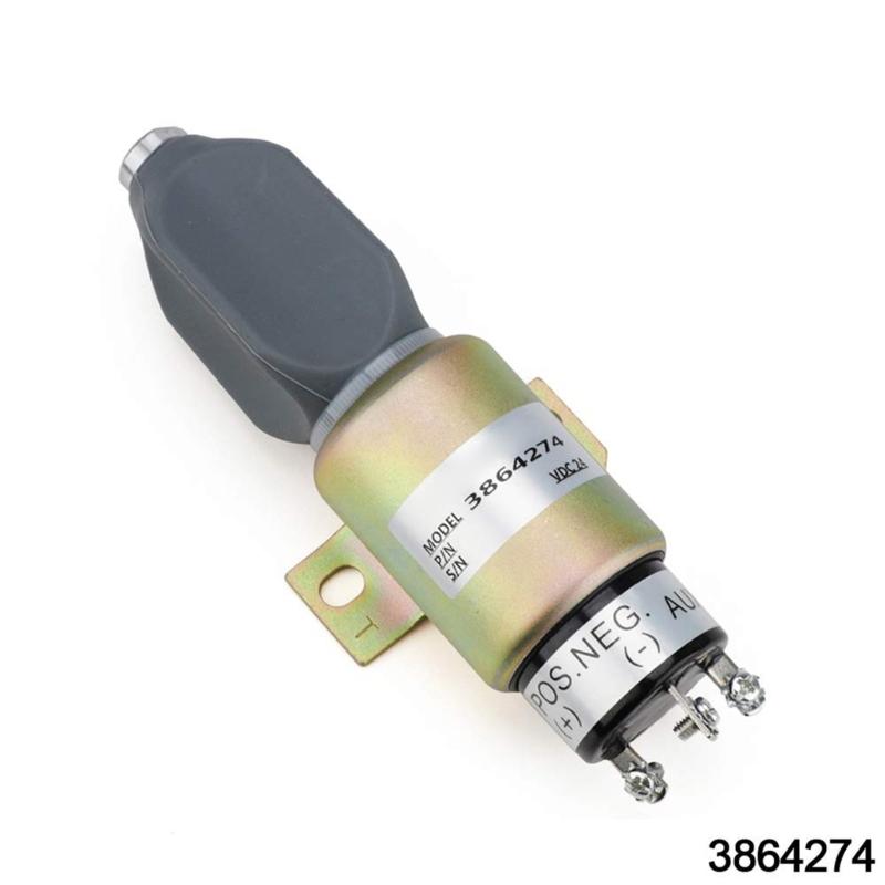 Stop Valves Engine Shutdown Solenoid for Heavy Equipment Offer Reliable Engine Protection and Easy Installation 3864274