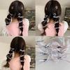 Multicolor Bow Hair Clip: 0.3cm Thin Ribbon Ballet Style Headwear for Women - Fairy Sweet Braided Hair Accessories.