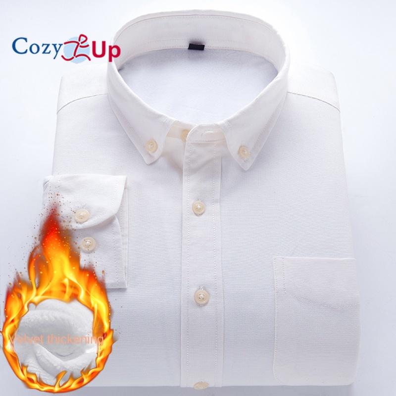 Уютная мужская бархатная рубашка с длинным рукавом, повседневная рубашка M белый