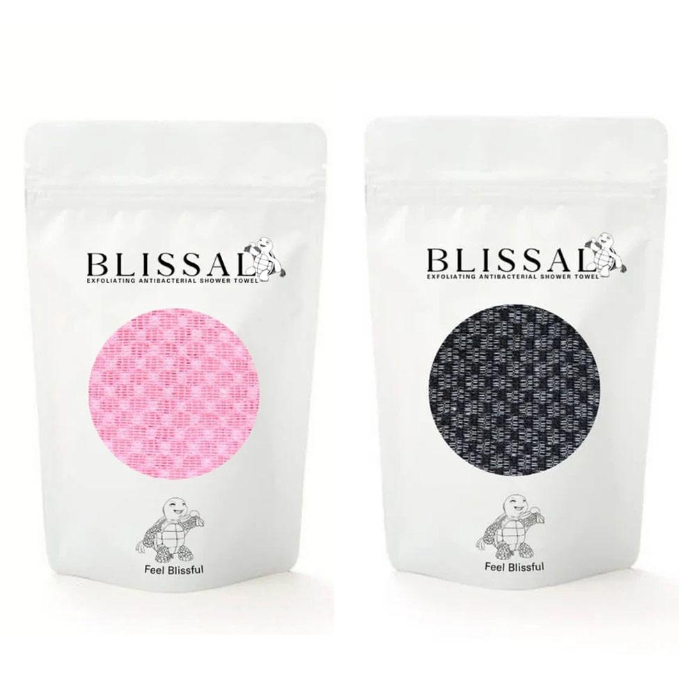 Back Scrubbing Towel Dual Sided Durable Exfoliating Body Towel Back Strap Unisex Detox Mud Back Scrub 1* Extended Bathing Towel
