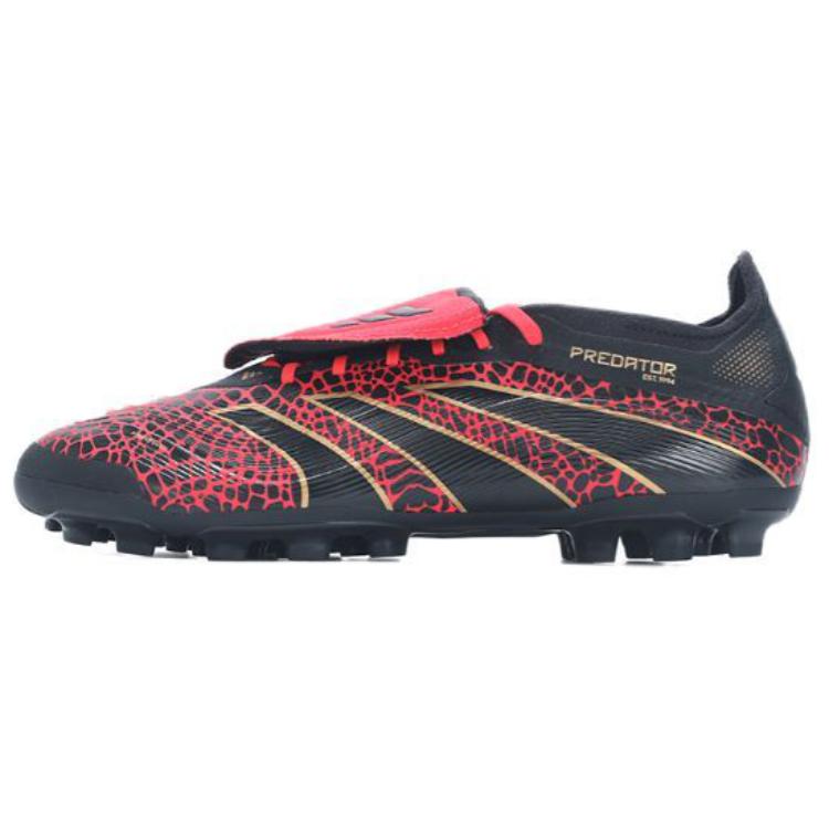 

Adidas PREDATOR ELITE Anti-Slip Wear-Resistant Soccer Shoes Unisex Black Red Sneakers JR3359 42⅔