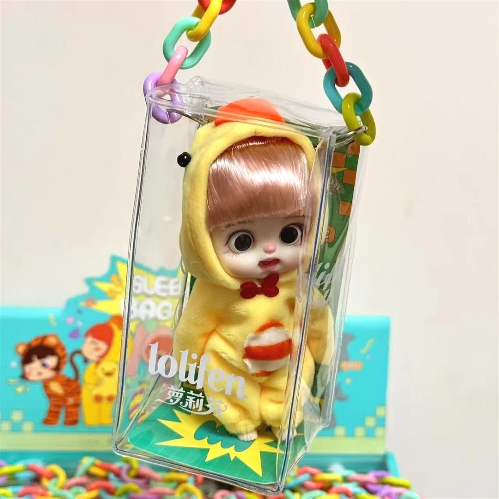 13cm Mini panenka BJD kloubové tělo Úsměv Překvapený výraz Panenky pro dívky Série zvířecích kostýmů Dárek pro dívku Anime SD