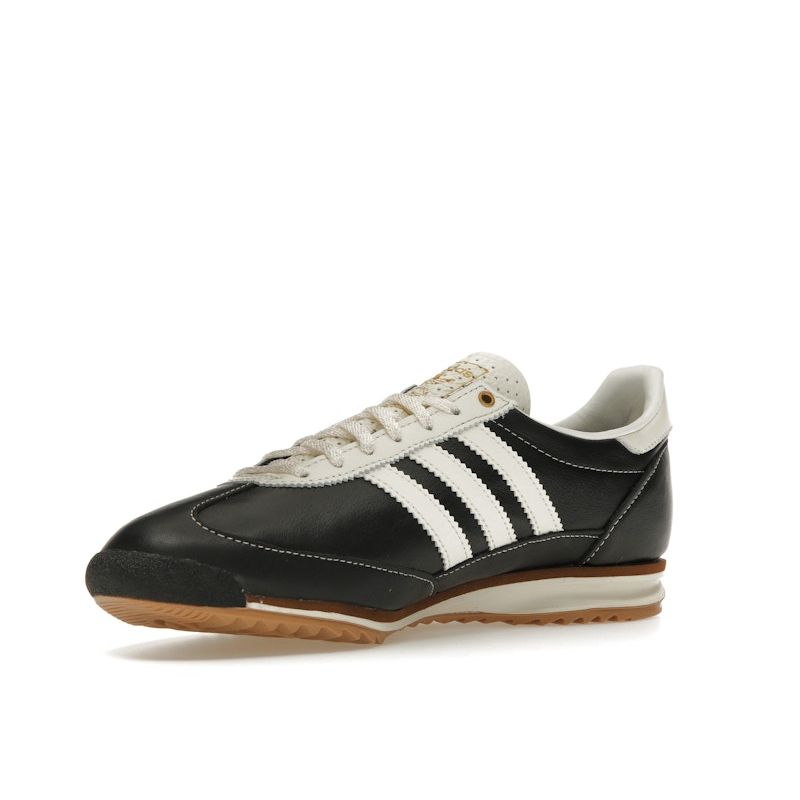 Adidas SL72 OG Core Black Leather Women Sneakers Off-White Gum JI3968