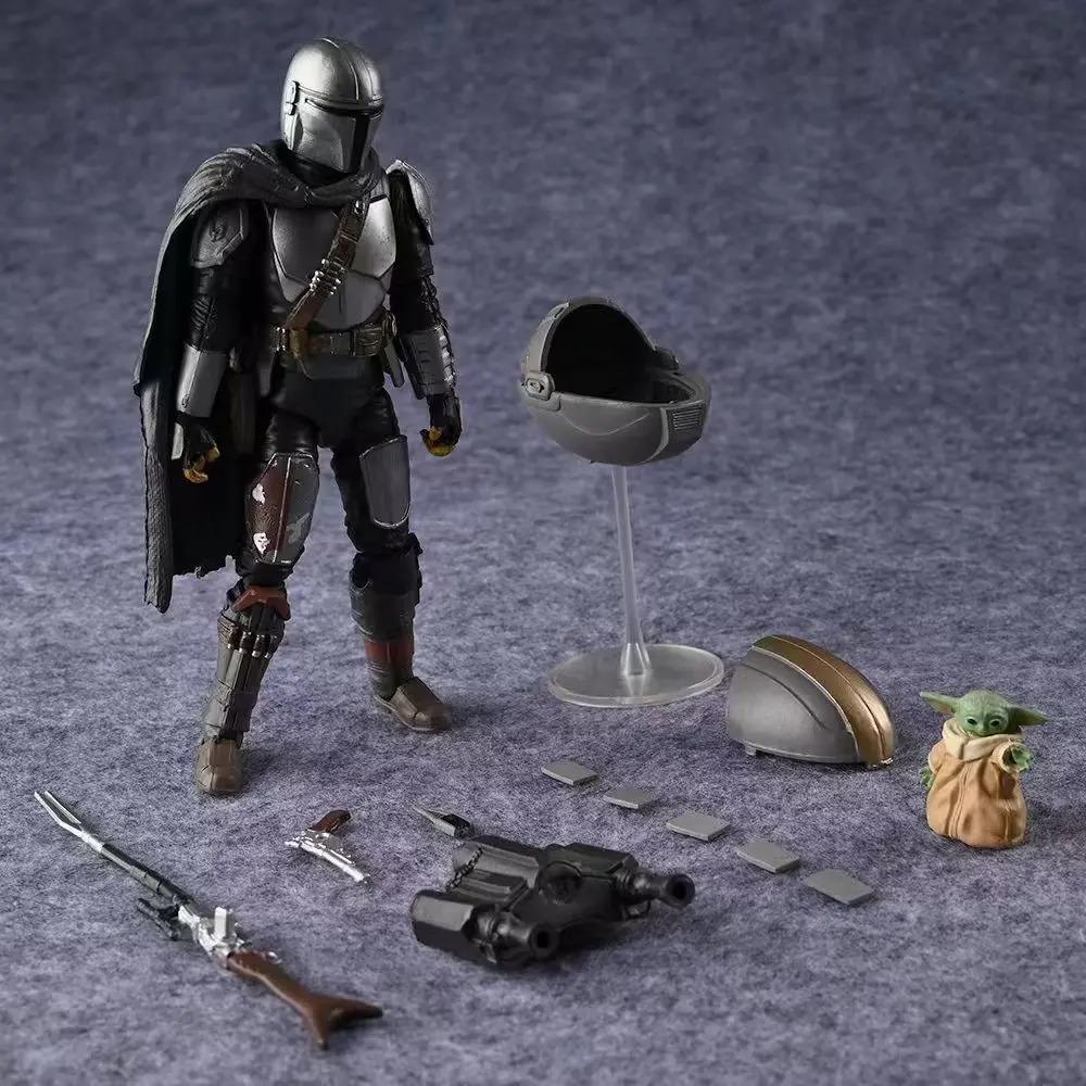 

Legends Series X-Men Deadpool The Manda lorian DIN DJARIN & Yoda Action Figure Joints Moveable PVC Model Toys Collection Doll about 20cm