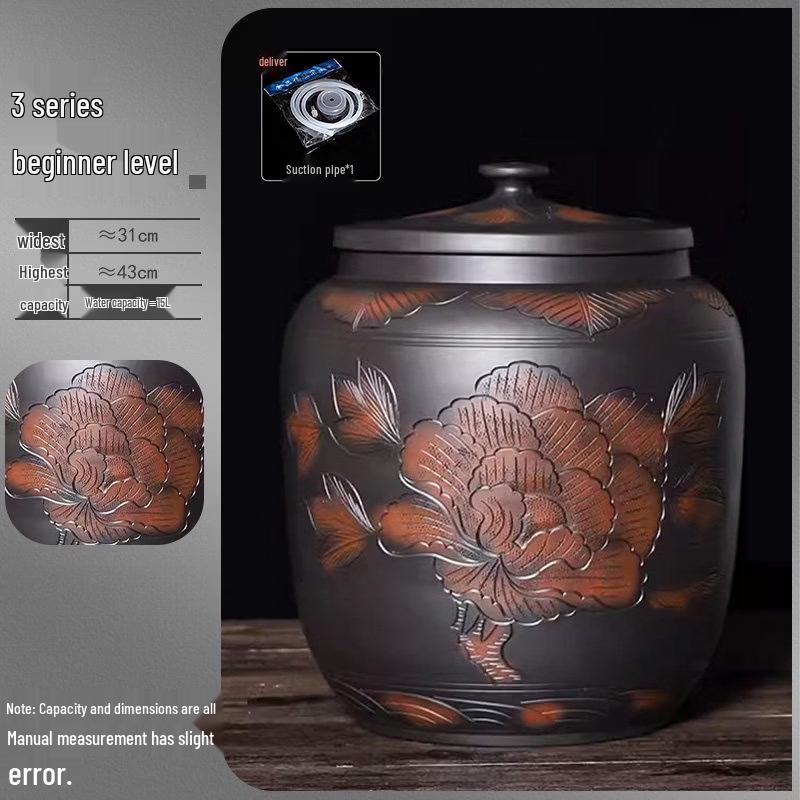 Qin Ji Jianshui Purple Pottery Water Jar