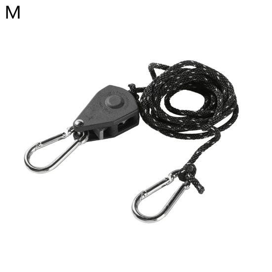 Nylon Ratchet Hanger Lightweight Quick Release Sturdy Pulley Design Tent Lifting Rope