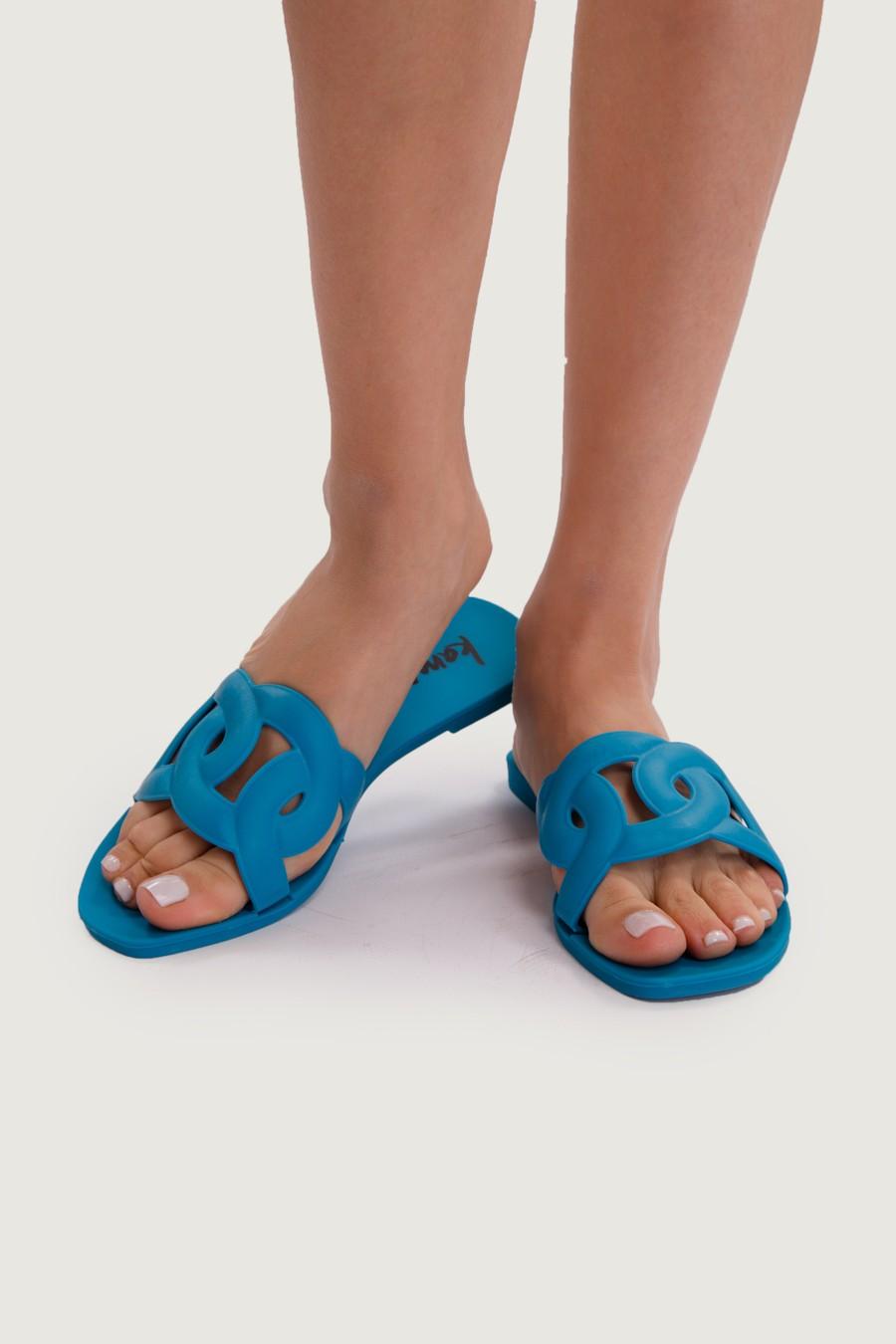 

Шльопанці Кamoa (70657) 38 бірюзовий