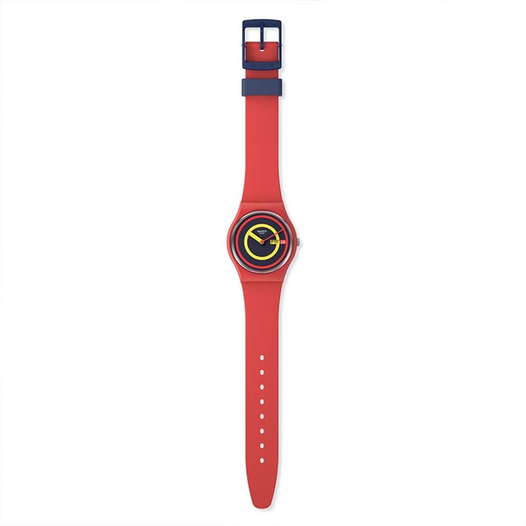 SWATCH Unisex Gent Series 34mm Black Watch SO28R702 SO28R702