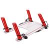 Club Swing Trainer Aiming Hitting Trainer Swing Training Mirror 4 Red Hook and Loop Fastener Directional Rods Acrylic