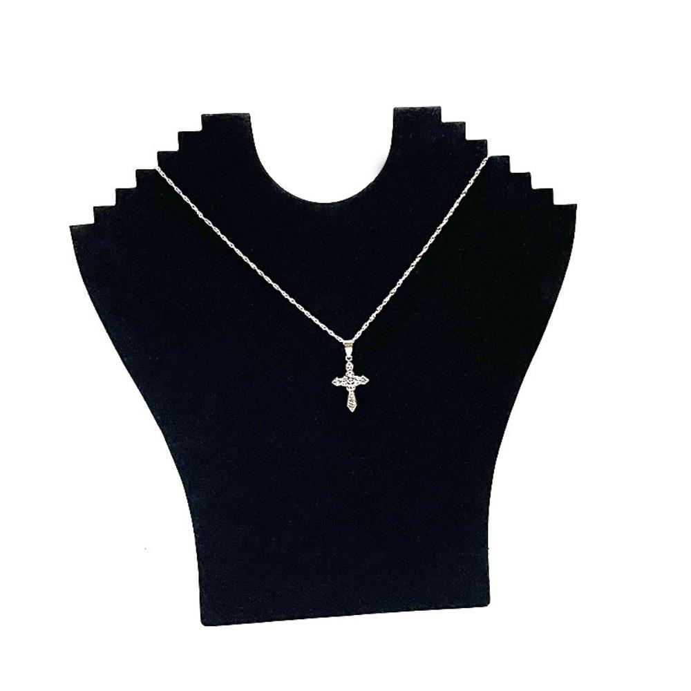 

Velvet Board Jewelry Display Rack Simple Easel Jewelry Stand High Quality Necklace Storage Shelf
