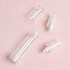 4Pcs 10ML Clear Empty Refillable Airless Vacuum Pump Cream Lotion and Spray Portable Bottle Set Sample Packing for Toiletries