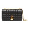 Lola Bag With Metal Brand Logo Hand-Painted Edges Quilted Lambskin Crossbody Shoulder Bag Women Bags Black 80594921