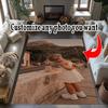 Customize Photos Customizable Photos Floor Rug Office Rug Design for Study Room Dining Room Game Room Balcony Anti-slip Rug Decorate Offices