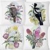 Australian Kookaburra Magpie Cockatoo Lorikeet Galah Birds Animals Painting Cushion Covers Pillow Case For Sofa