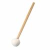 Yibuy Timpani Mallet, Medium Hard, Clear Tone, Cork Core, 35mm, Wood & Velvet