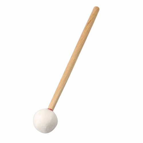 Yibuy Timpani Mallet, Medium Hard, Clear Tone, Cork Core, 35mm, Wood & Velvet