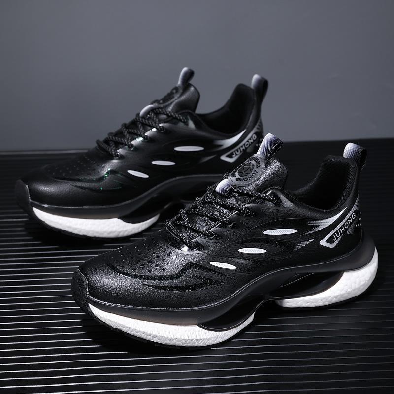 Sportovní a volnočasová obuv - Lehké a prodyšné síťované běžecké boty s tlumením nárazů, protiskluzovou podrážkou a šněrováním.