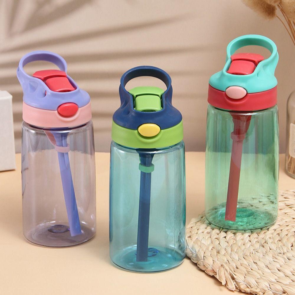 Leakproof Baby Feeding Cup with Straw Baby Training Cup Portable Sports Water Bottle  For Children