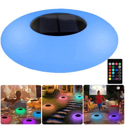 Güneş Enerjili Yüzen Havuz Işığı IP67 Su Geçirmez Çim Işığı Renkli LED Ortam Işığı Desteği 16 Renk 4