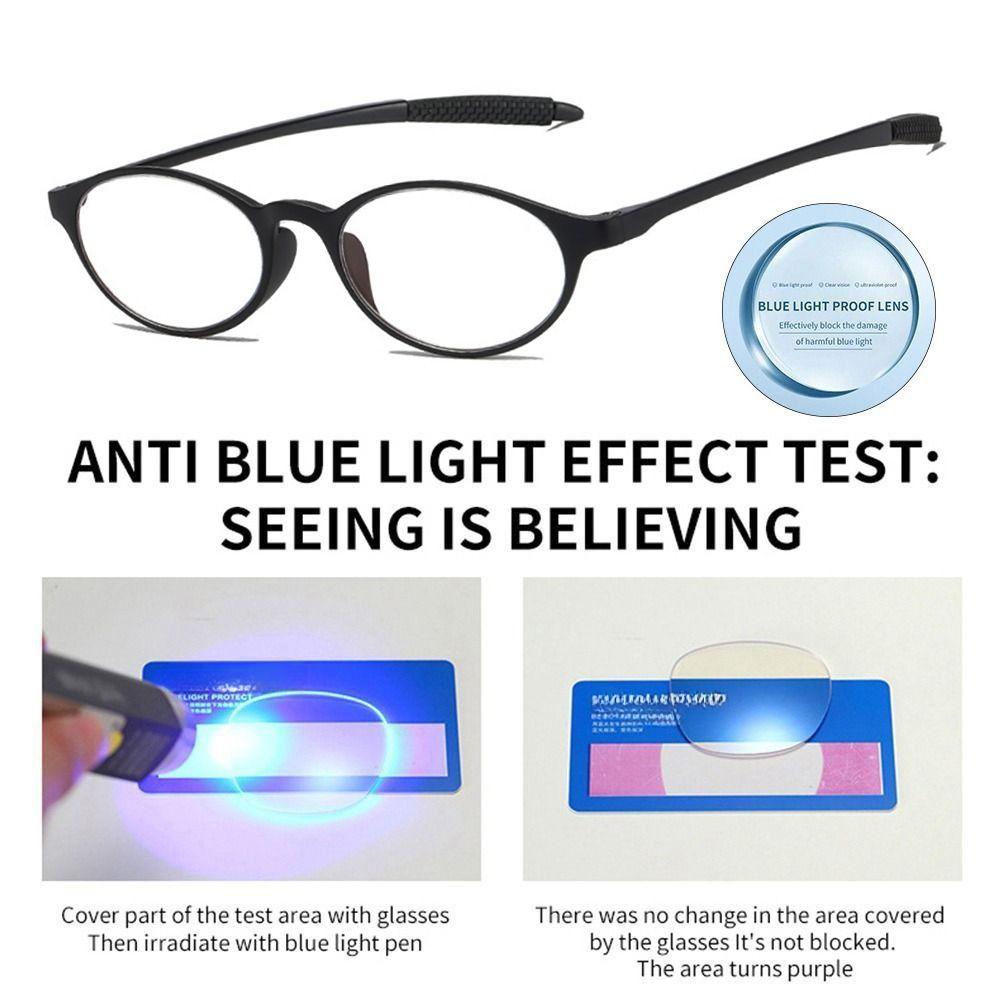 Reading Glasses  Women Anti-Blue Light Urltra-Light Eye Protection   Women Elegant Comfortable Eyeglasses +1 To +4