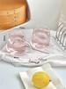 Sweet Bow Heat-Resistant Glass Tea Kettle and Cup Set - Large Capacity