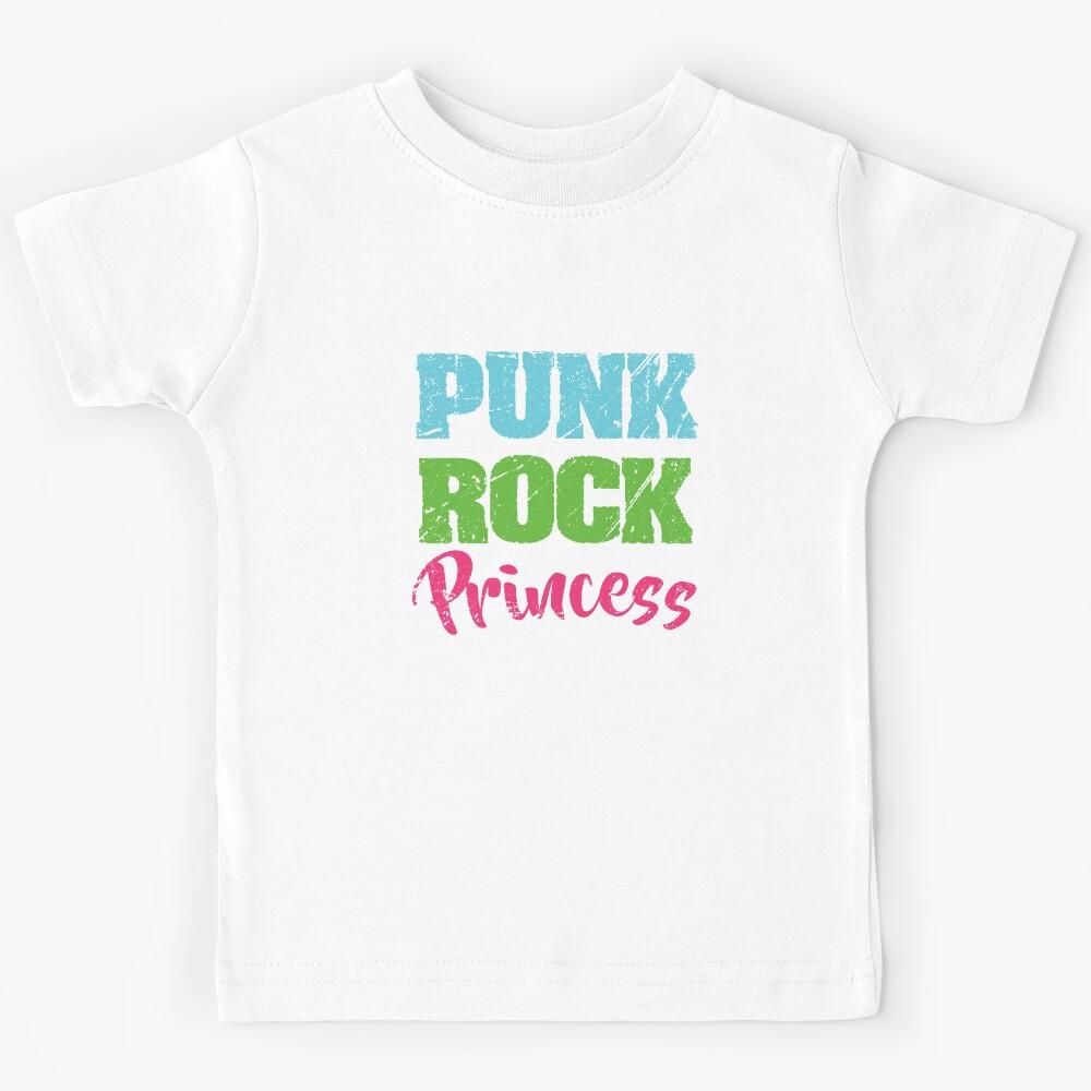 80s Punk Rock Princess Kids T-Shirt 100
