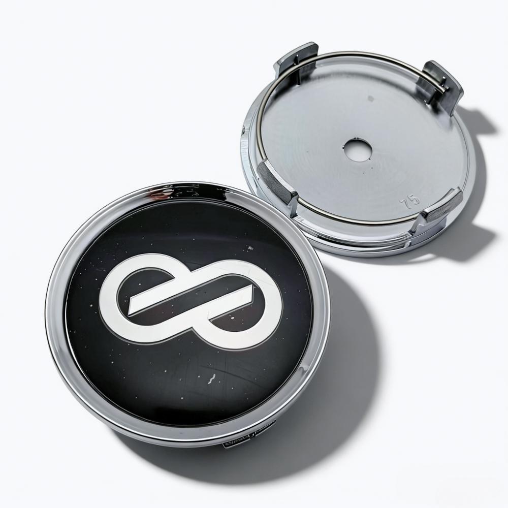 4pcs JDM ENKEI Logo Emblem Badge Car Wheel Center Caps 75MM 70MM Wheels Hub Cap Rim Hubcaps Dust Cover Replace Car Accessories