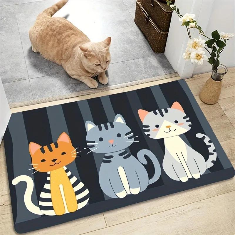1PC WELCOME Charactor Door Mats Kitchen Rugs Non-Slip Pop arts design Bedroom Rugs Bath Mat Carpet for Home Sink Laundry Decor