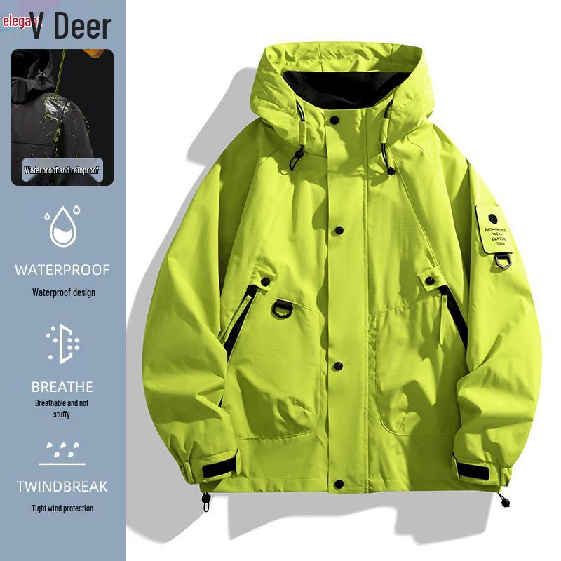 Men s Yalu Outdoor Waterproof Hiking Jacket XL