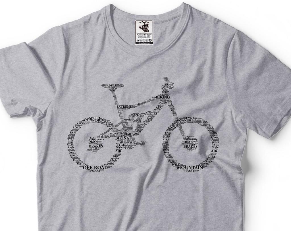 Mountain Bike Parts T-Shirt: BMX Biker Gift