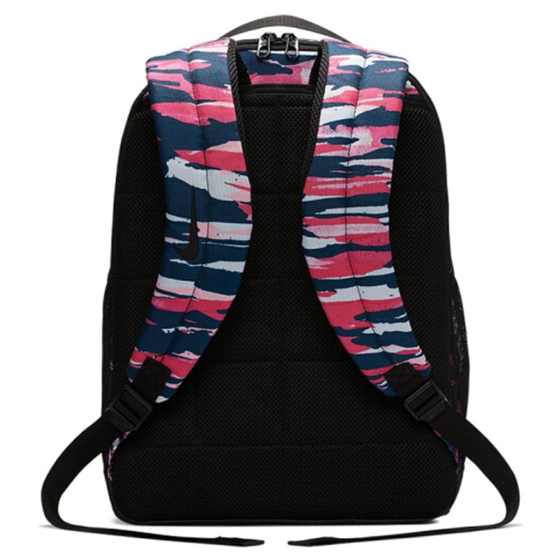 Nike Mochila de Poliéster Regular Unisex Negro Rojo Casual BA6192-013