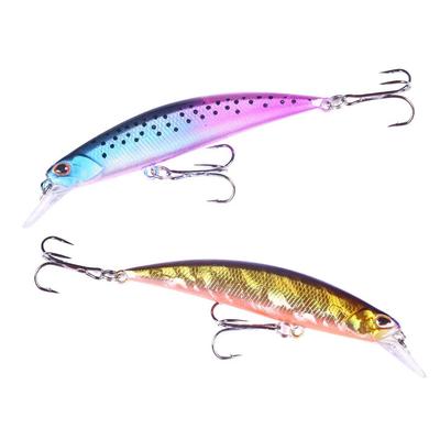 2PCS Minnow Fishing Lure Bass Trolling Artificial Hard Bait 9CM-13G-6 Wobblers 3D Eyes for Fishing Carp Pesca