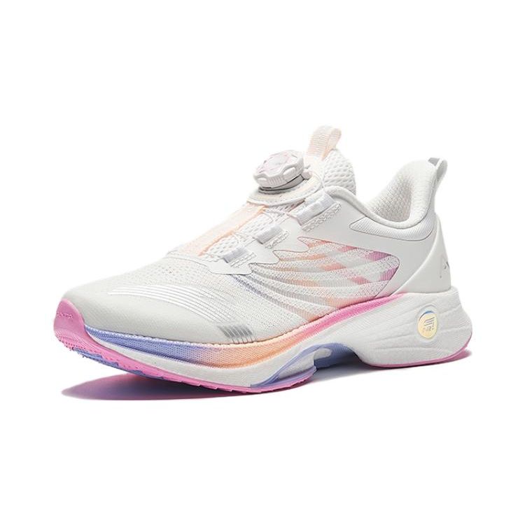 Anta Mach 3.0 Non-Slip Shock Absorbing Durable Low-Top Kids Running Shoes Kids Sneaker White 322335505-1