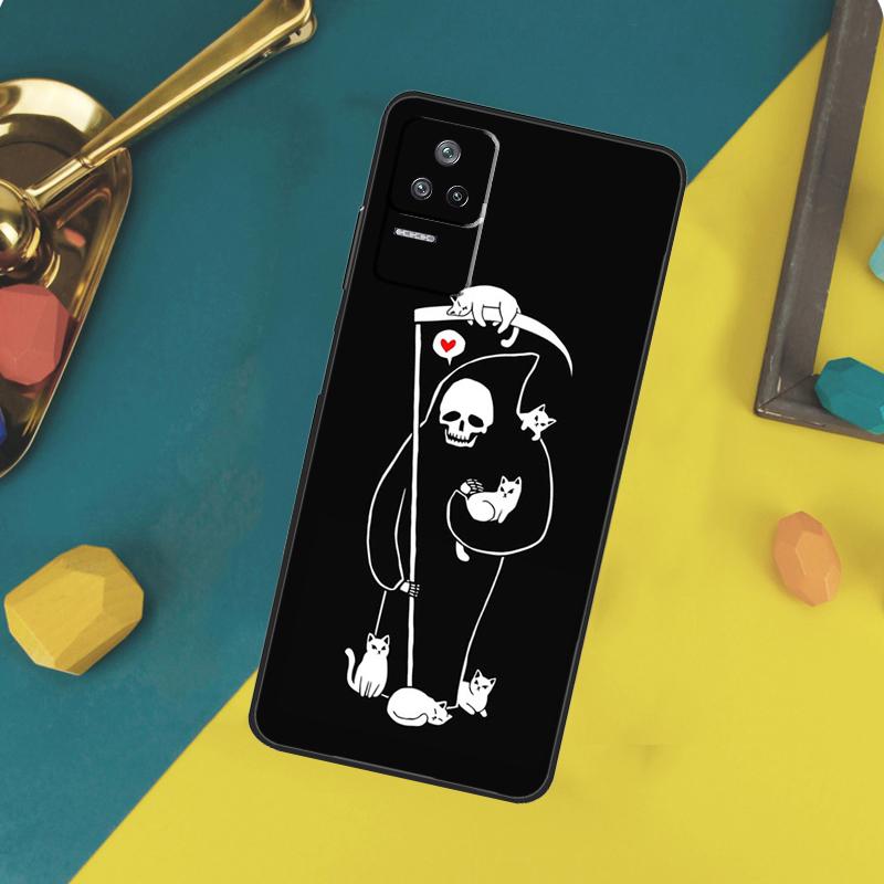 Reaper Skull Skeleton Case For Xiaomi 13T 14T 15T 14 15 Ultra 17 Pro Max POCO F8 Ultra X7 X5 X6 F5 F6 F7 Pro Cover