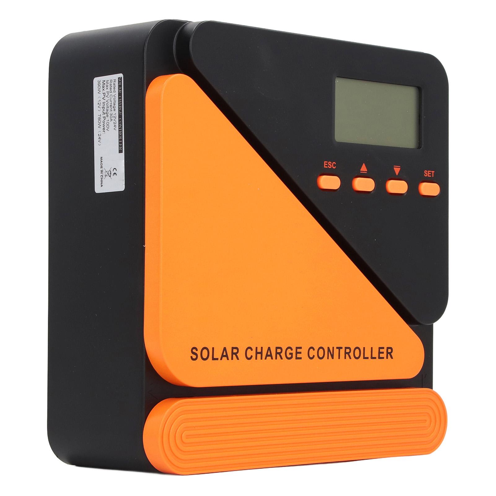 

30A MPPT Solar Charge Controller 12V24V 100V VOC DC Input LCD Display USB Solar Panel Regulator for AGM Sealed Gel